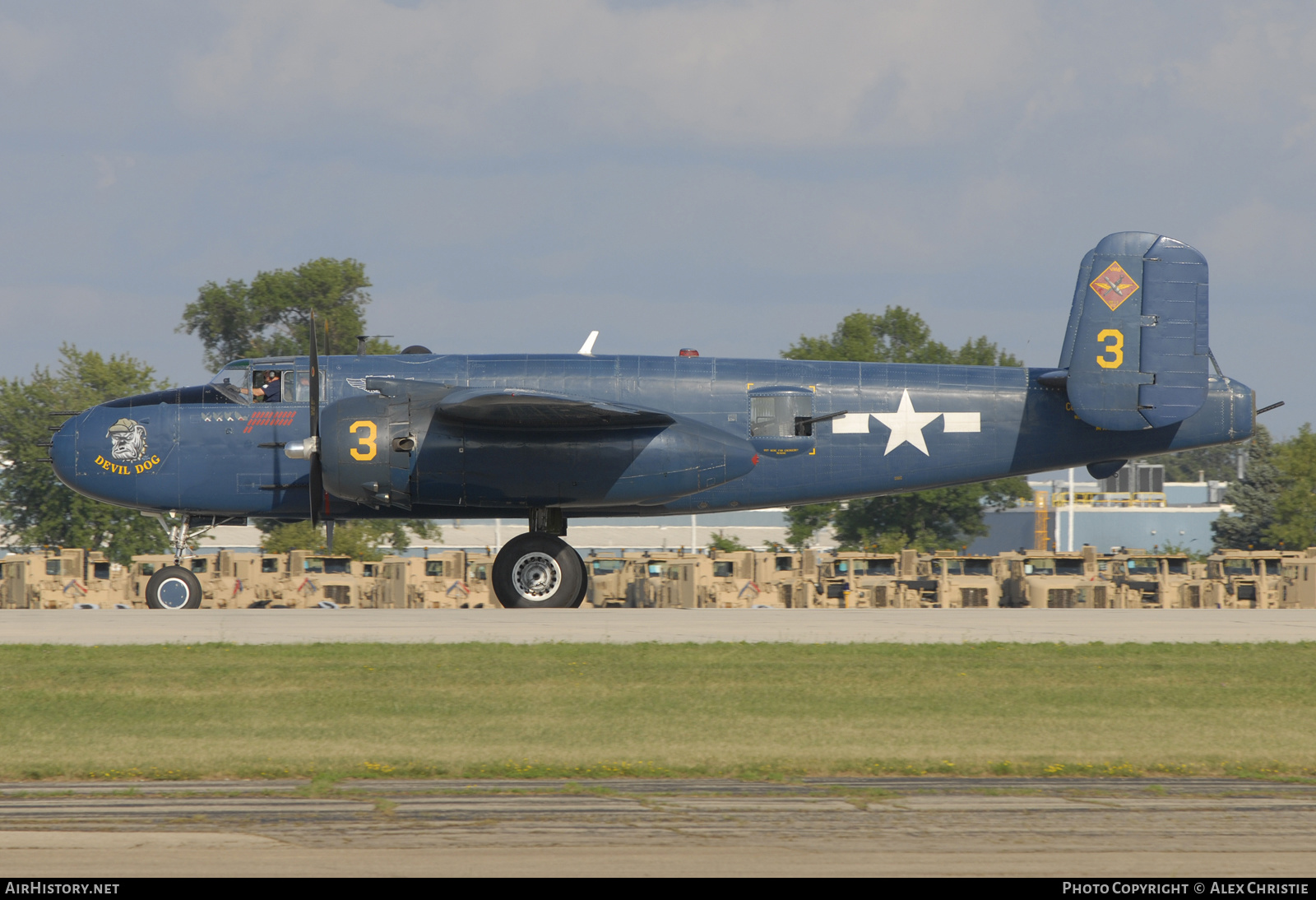 Aircraft Photo of N9643C | North American B-25J Mitchell | Commemorative Air Force | USA - Air Force | AirHistory.net #135617