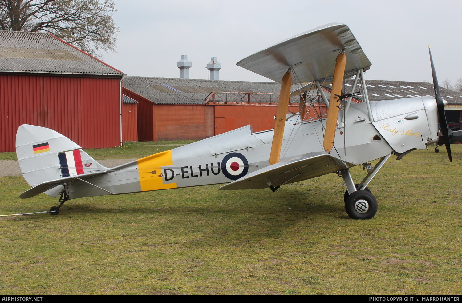 Aircraft Photo of D-ELHU | De Havilland D.H. 82A Tiger Moth | UK - Navy | AirHistory.net #135645
