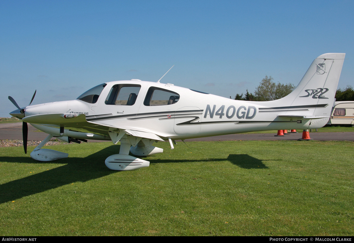 Aircraft Photo of N40GD | Cirrus SR-22 G1 | AirHistory.net #135668