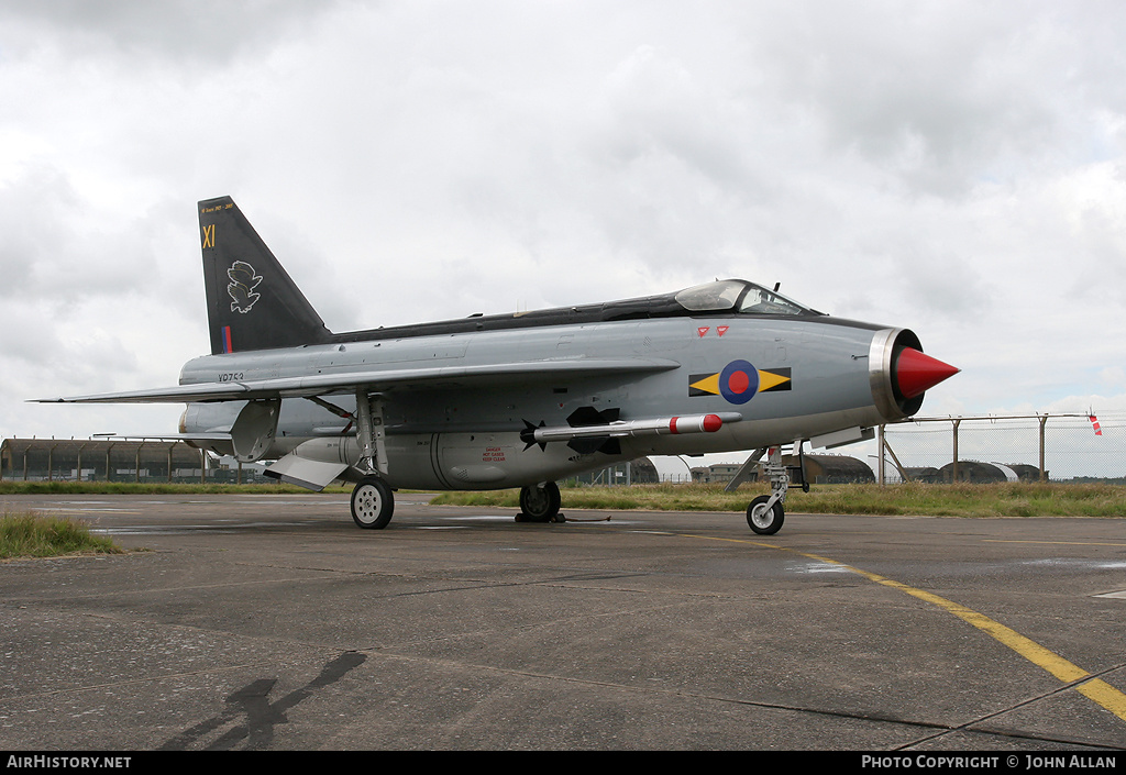 Aircraft Photo of XR753 | English Electric Lightning F6 | UK - Air Force | AirHistory.net #135694