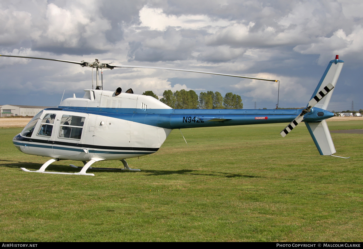 Aircraft Photo of N9422 | Bell 206A JetRanger | AirHistory.net #135724
