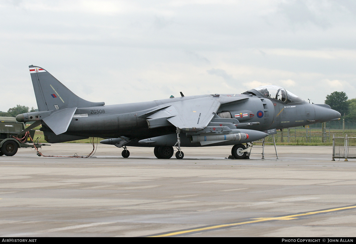 Aircraft Photo of ZG508 | British Aerospace Harrier GR9 | UK - Air Force | AirHistory.net #135727