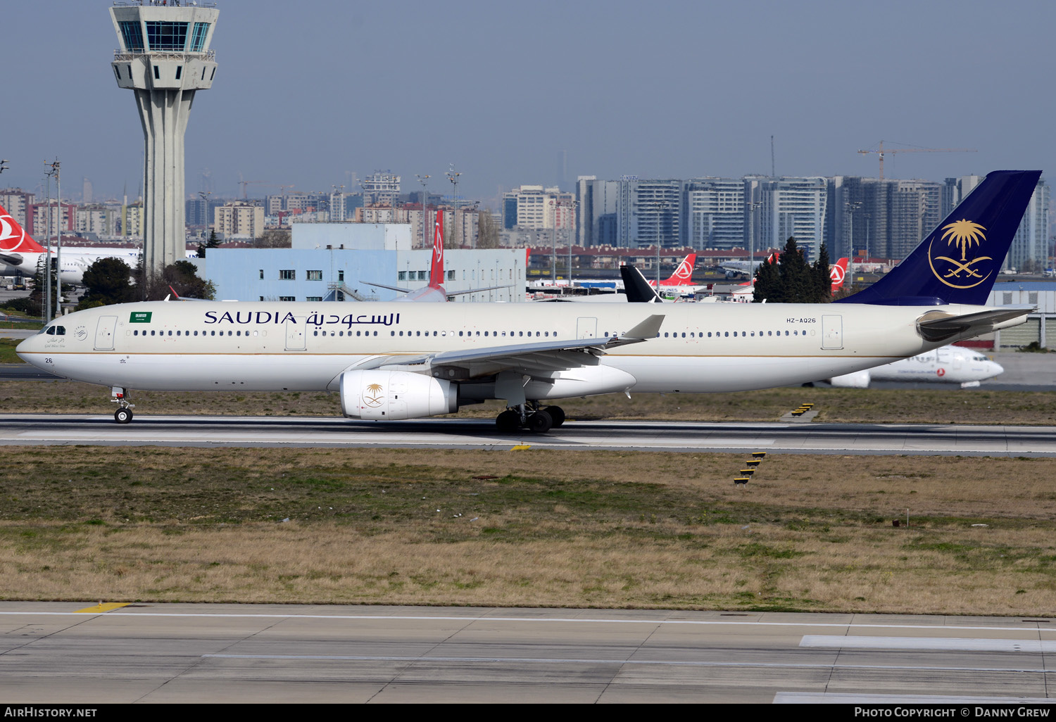 Aircraft Photo of HZ-AQ26 | Airbus A330-343E | Saudia - Saudi Arabian Airlines | AirHistory.net #135731