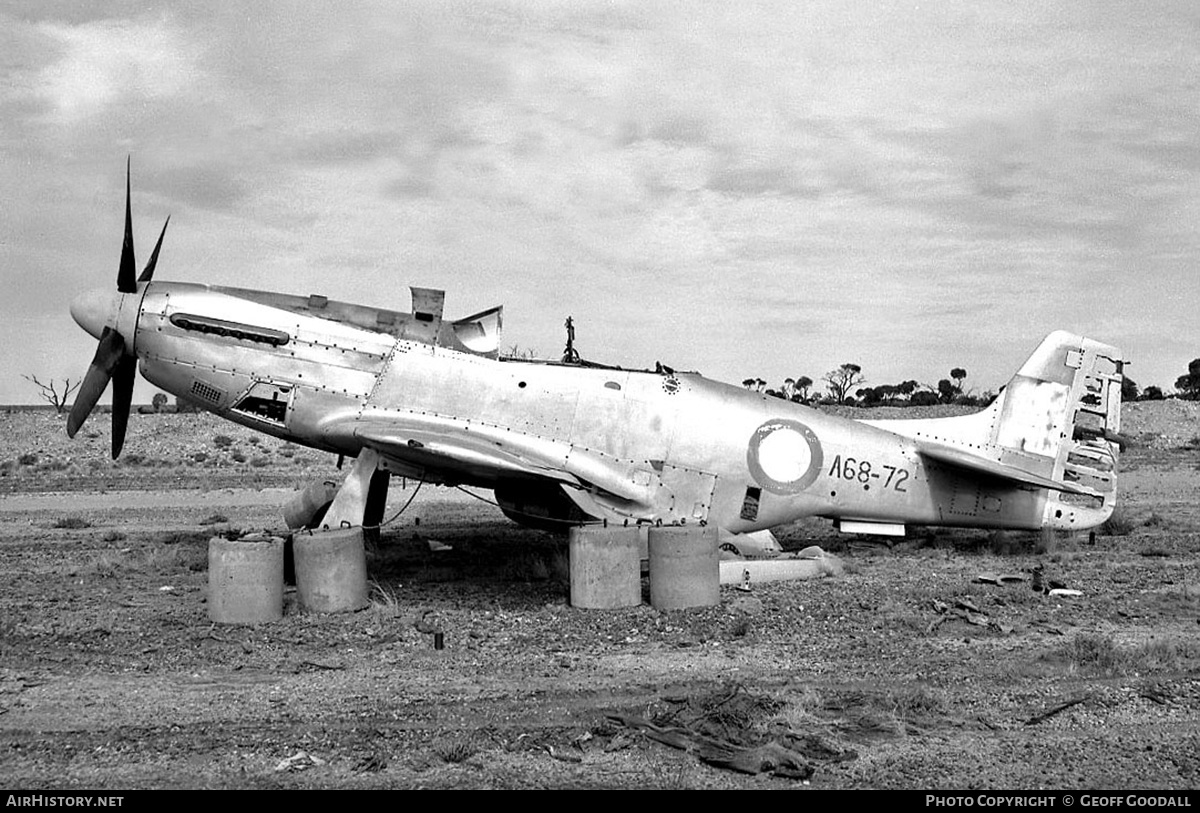 Aircraft Photo of A68-72 | Commonwealth CA-17 Mustang 20 (P-51D) | Australia - Air Force | AirHistory.net #135760