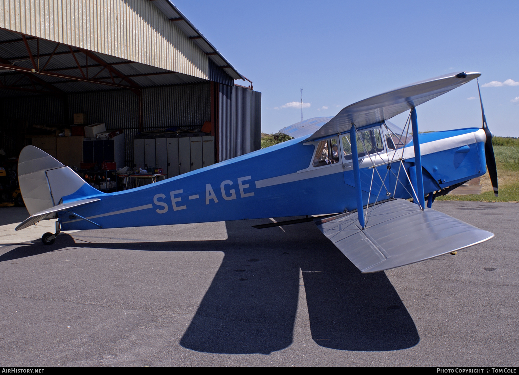 Aircraft Photo of SE-AGE | De Havilland D.H. 87B Hornet Moth | AirHistory.net #135768