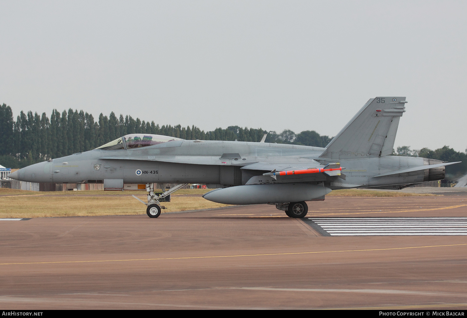 Aircraft Photo of HN-435 | McDonnell Douglas F/A-18C Hornet | Finland - Air Force | AirHistory.net #135769