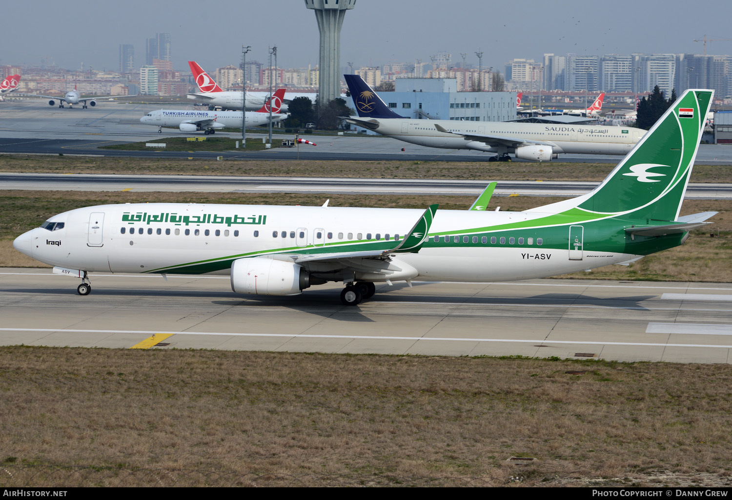 Aircraft Photo of YI-ASV | Boeing 737-800 | Iraqi Airways | AirHistory.net #135838