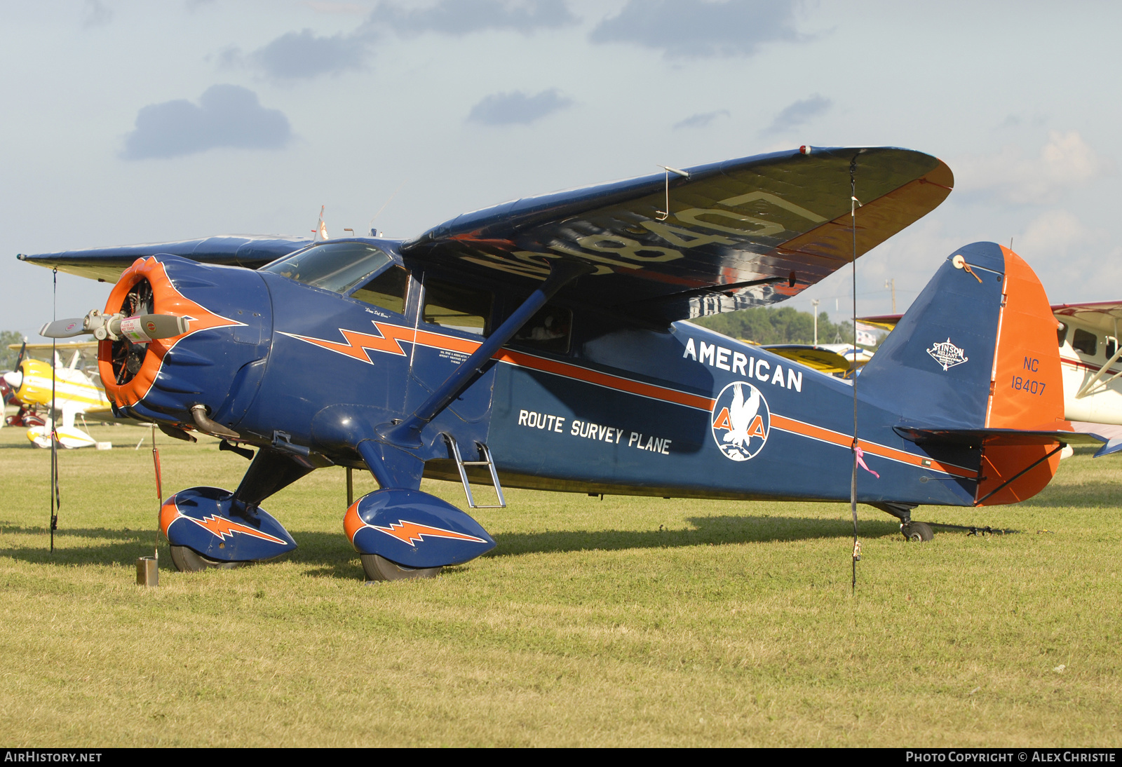 Aircraft Photo of N18407 / NC18407 | Stinson SR-9C Reliant | American Airlines | AirHistory.net #135849