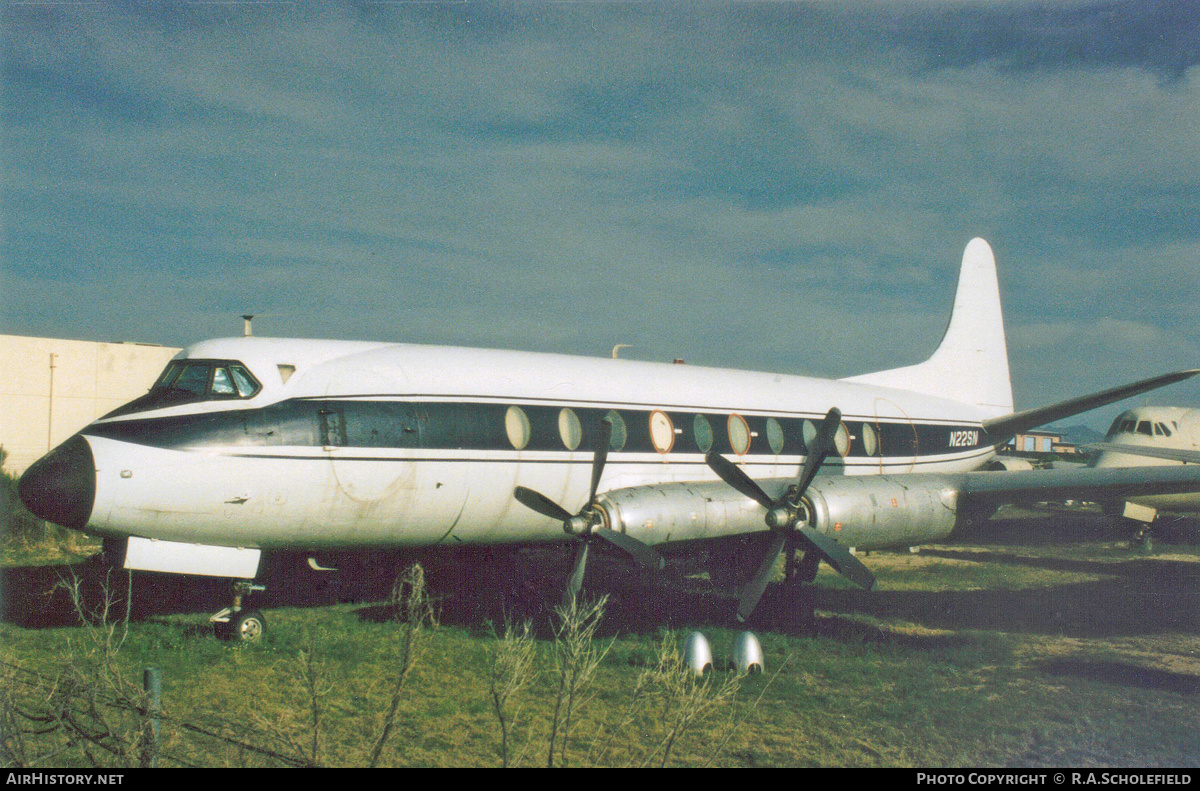 Aircraft Photo of N22SN | Vickers 744 Viscount | Walter L. Cole | AirHistory.net #135852