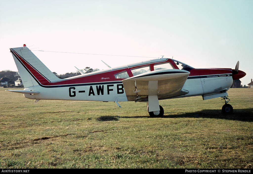 Aircraft Photo of G-AWFB | Piper PA-28R-180 Cherokee Arrow | AirHistory.net #135881