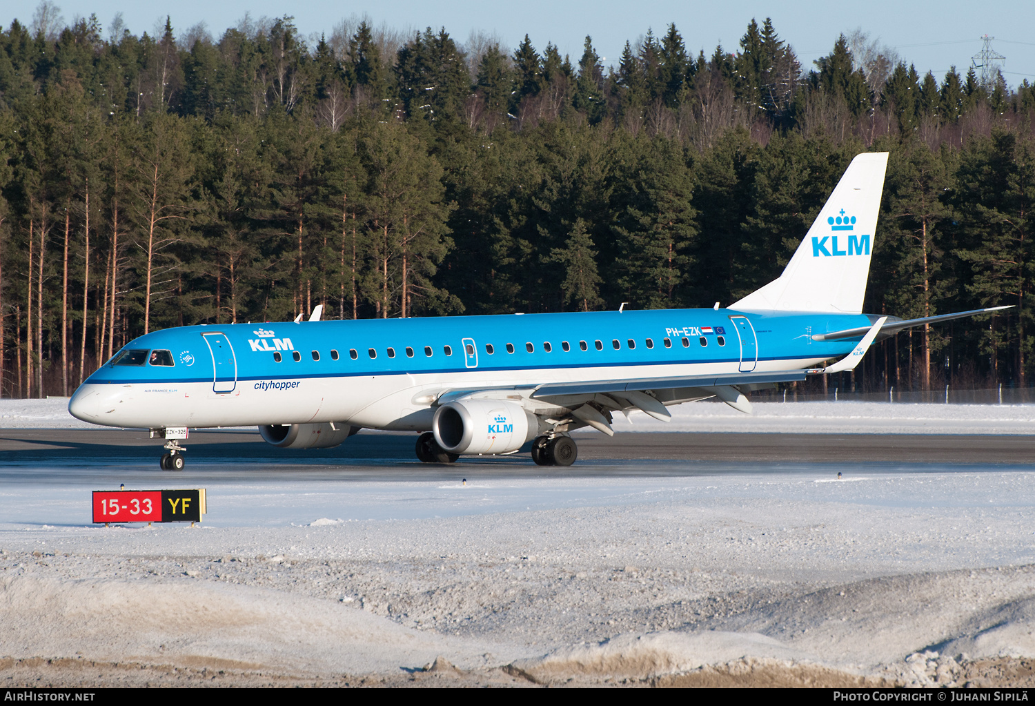 Aircraft Photo of PH-EZK | Embraer 190STD (ERJ-190-100STD) | KLM Cityhopper | AirHistory.net #135906