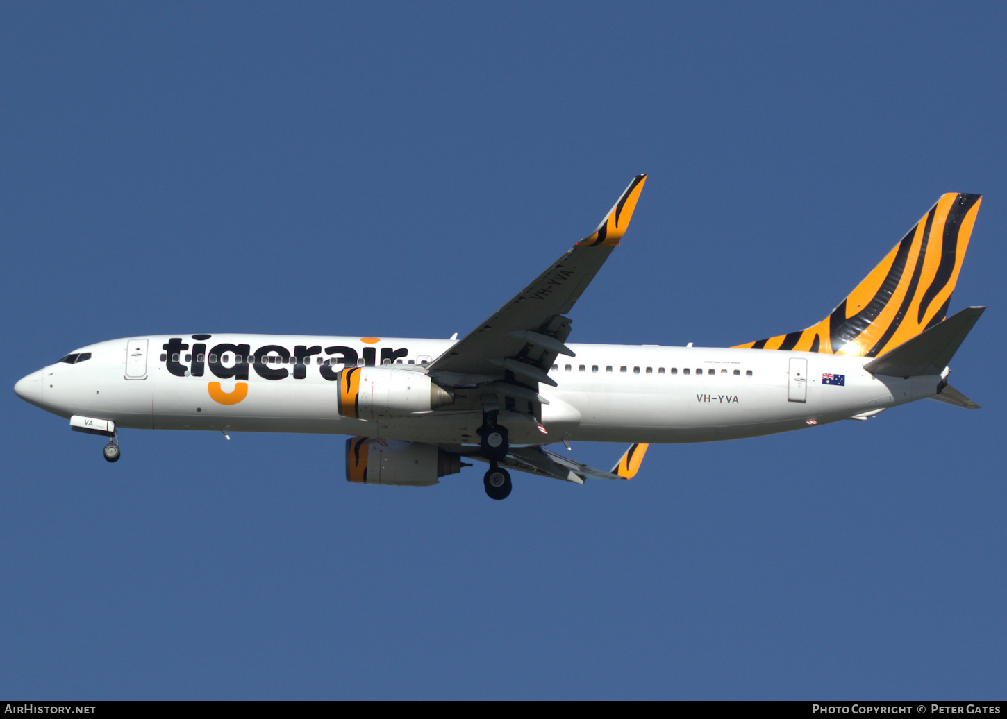 Aircraft Photo of VH-YVA | Boeing 737-8FE | Tigerair | AirHistory.net #135923