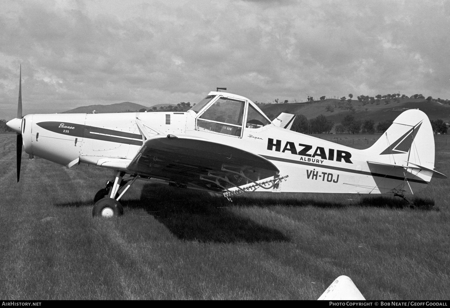Aircraft Photo of VH-TOJ | Piper PA-25-235 Pawnee | Hazair | AirHistory.net #135934