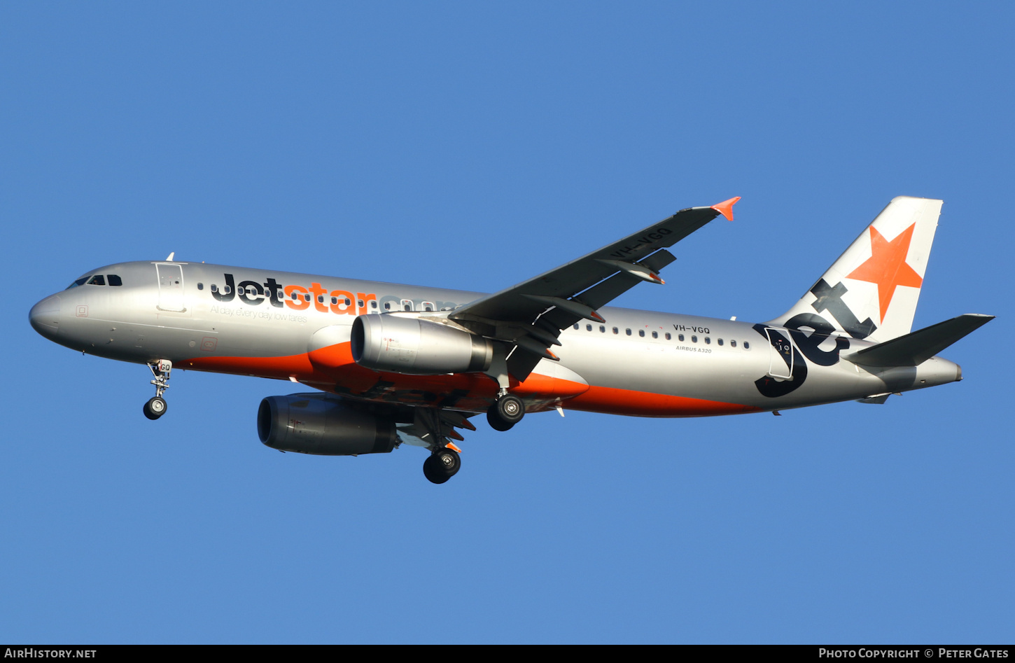 Aircraft Photo of VH-VGQ | Airbus A320-232 | Jetstar Airways | AirHistory.net #135953