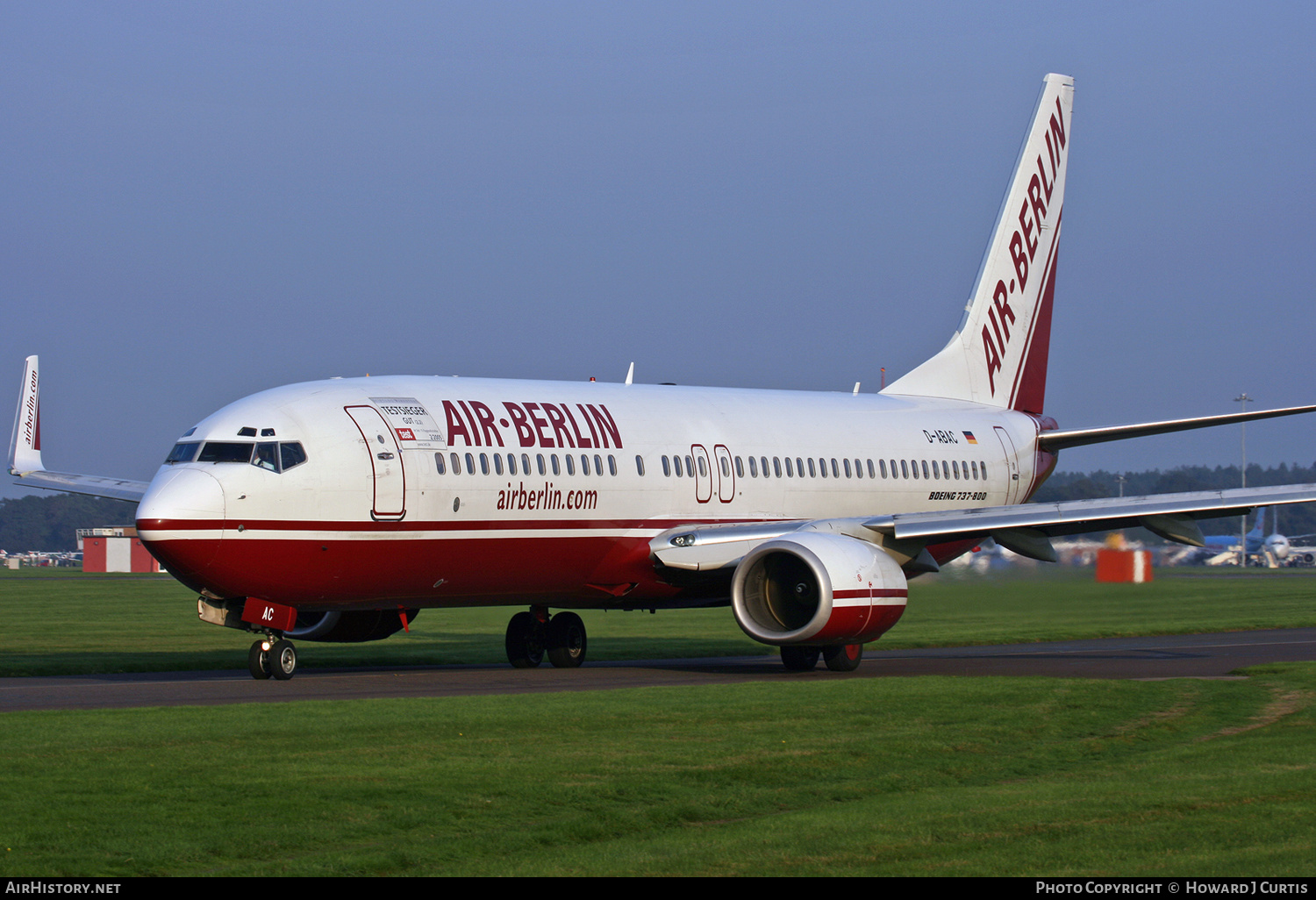 Aircraft Photo of D-ABAC | Boeing 737-86J | Air Berlin | AirHistory.net #135960