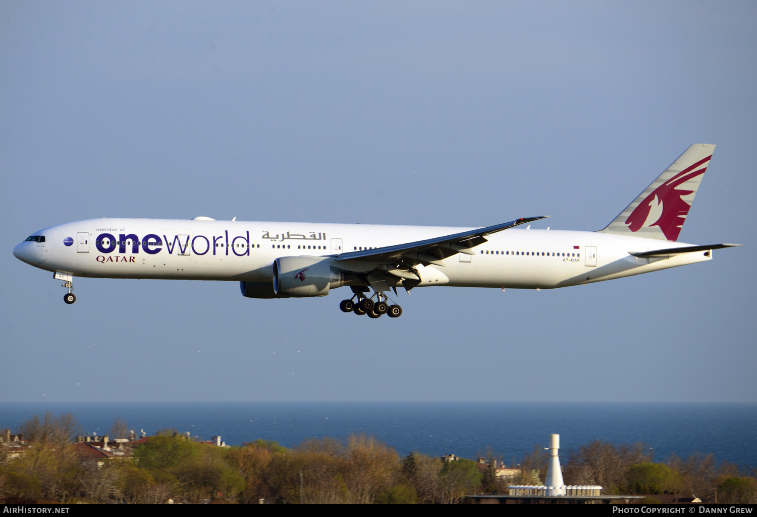 Aircraft Photo of A7-BAF | Boeing 777-3DZ/ER | Qatar Airways | AirHistory.net #135989