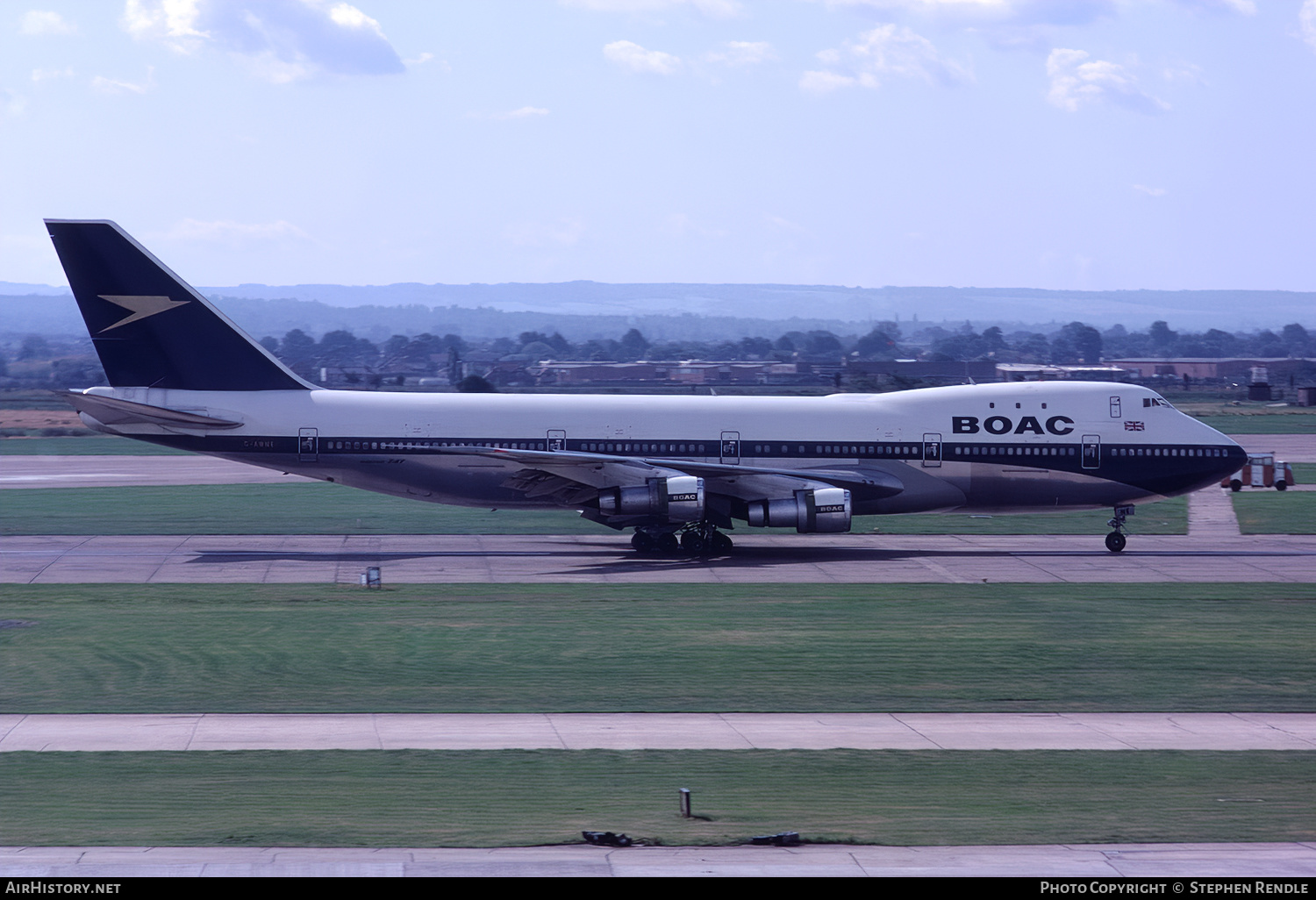 Aircraft Photo of G-AWNE | Boeing 747-136 | BOAC - British Overseas Airways Corporation | AirHistory.net #136020