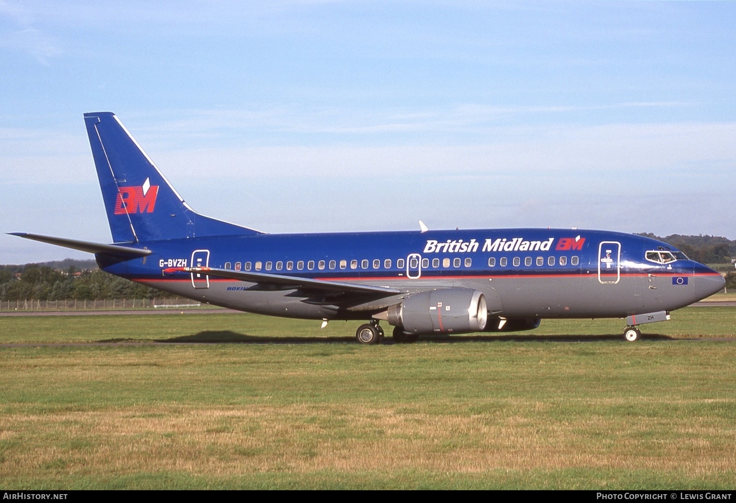 Aircraft Photo of G-BVZH | Boeing 737-5Q8 | British Midland Airways - BMA | AirHistory.net #136077
