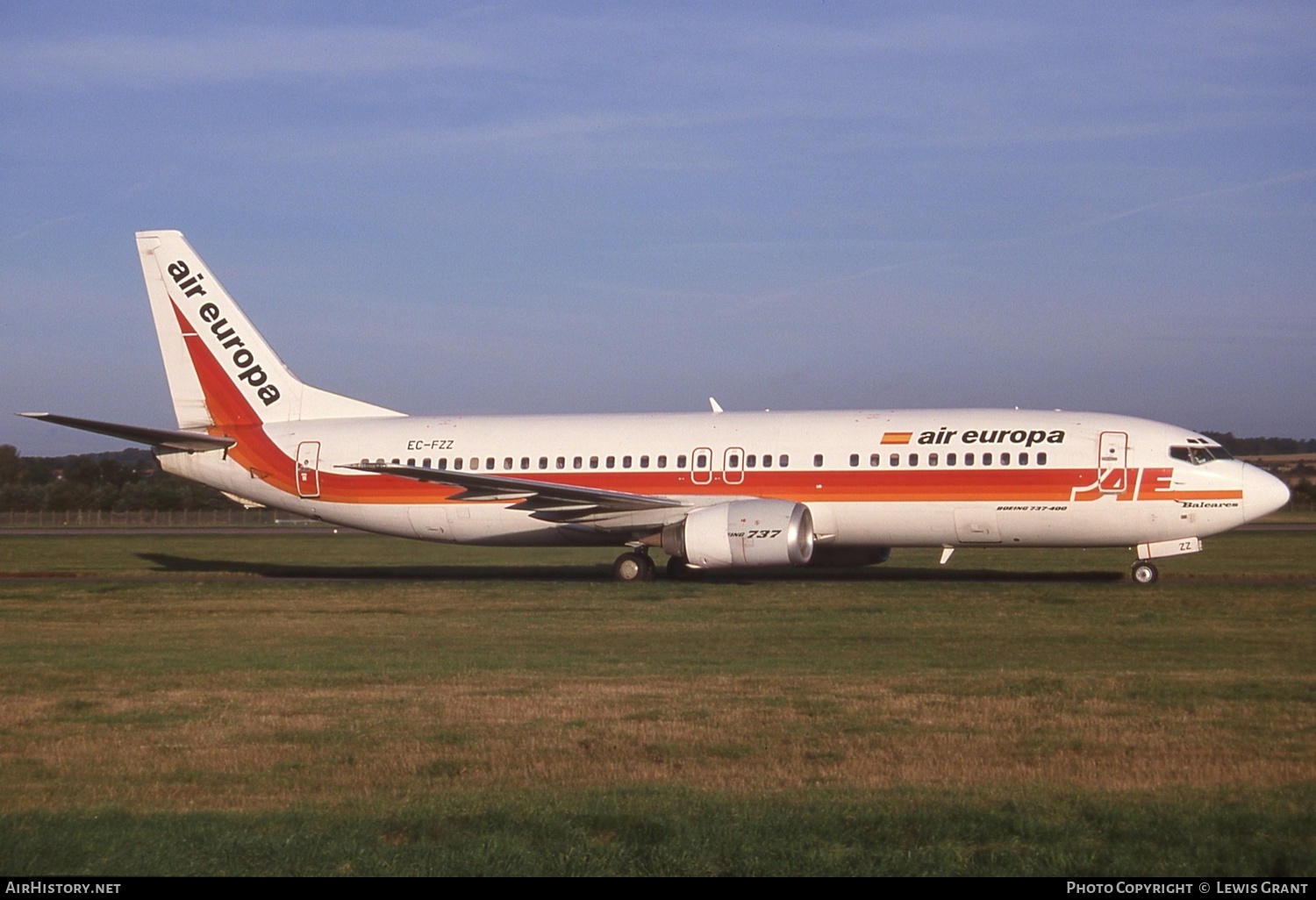 Aircraft Photo of EC-FZZ | Boeing 737-4Y0 | Air Europa | AirHistory.net #136080