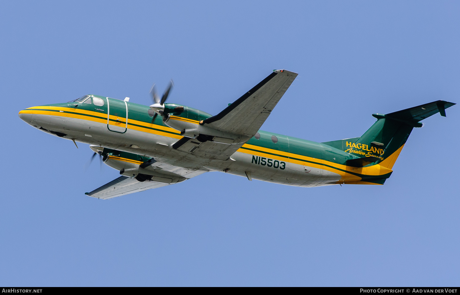 Aircraft Photo of N15503 | Beech 1900C-1 | Hageland Aviation Services | AirHistory.net #136082