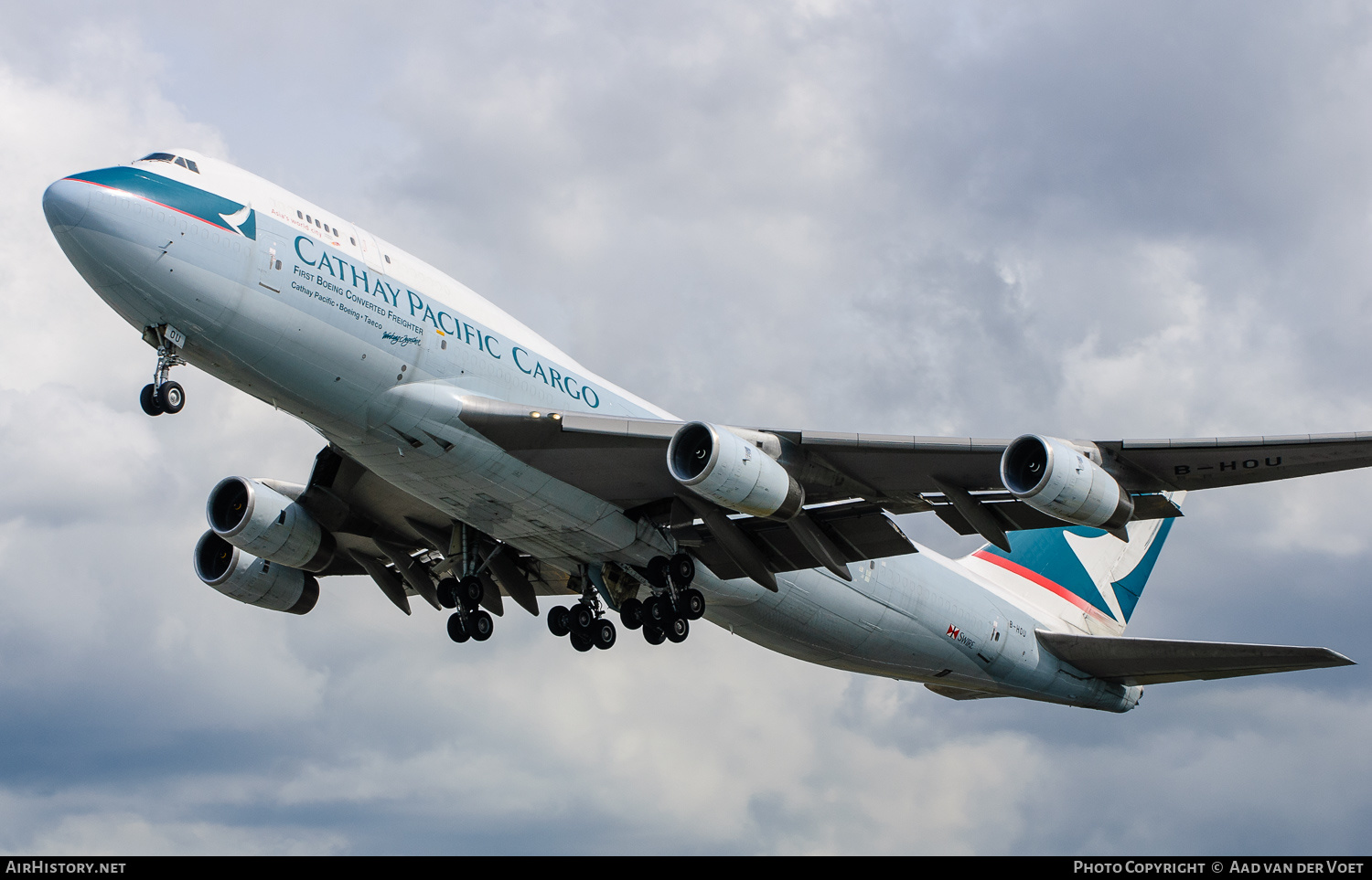 Aircraft Photo of B-HOU | Boeing 747-467(BCF) | Cathay Pacific Airways Cargo | AirHistory.net #136083