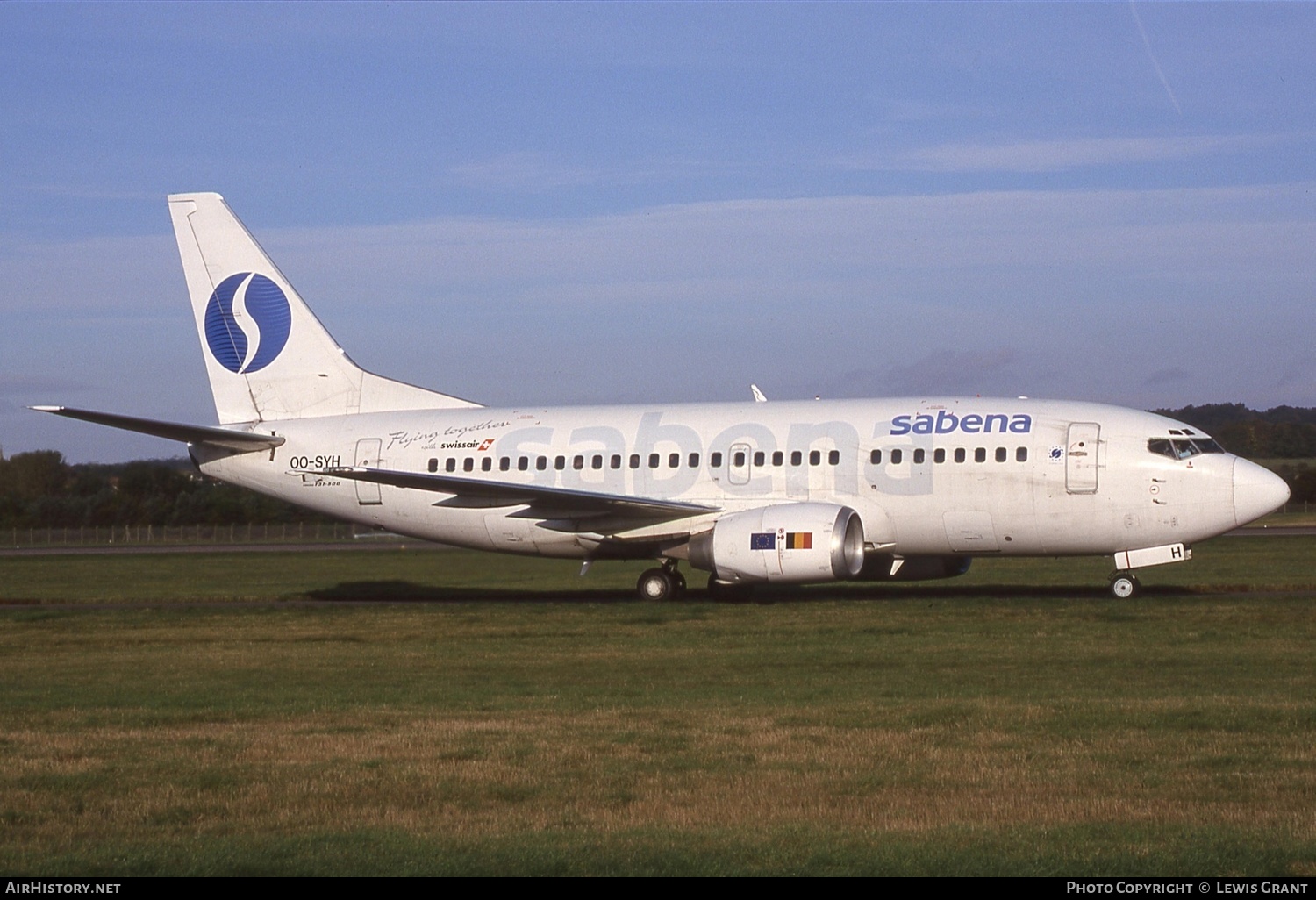 Aircraft Photo of OO-SYH | Boeing 737-529 | Sabena | AirHistory.net #136089