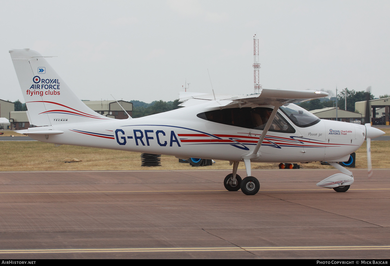 Aircraft Photo of G-RFCA | Tecnam P-2008JC | Royal Air Force Flying Clubs | AirHistory.net #136129