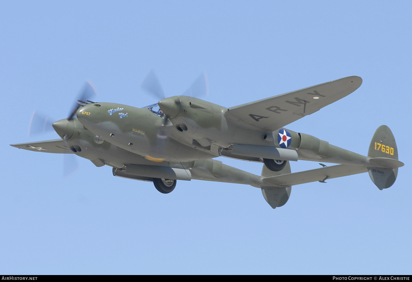 Aircraft Photo of N17630 / NX17630 / 17630 | Lockheed P-38F Lightning | USA - Army | AirHistory.net #136154