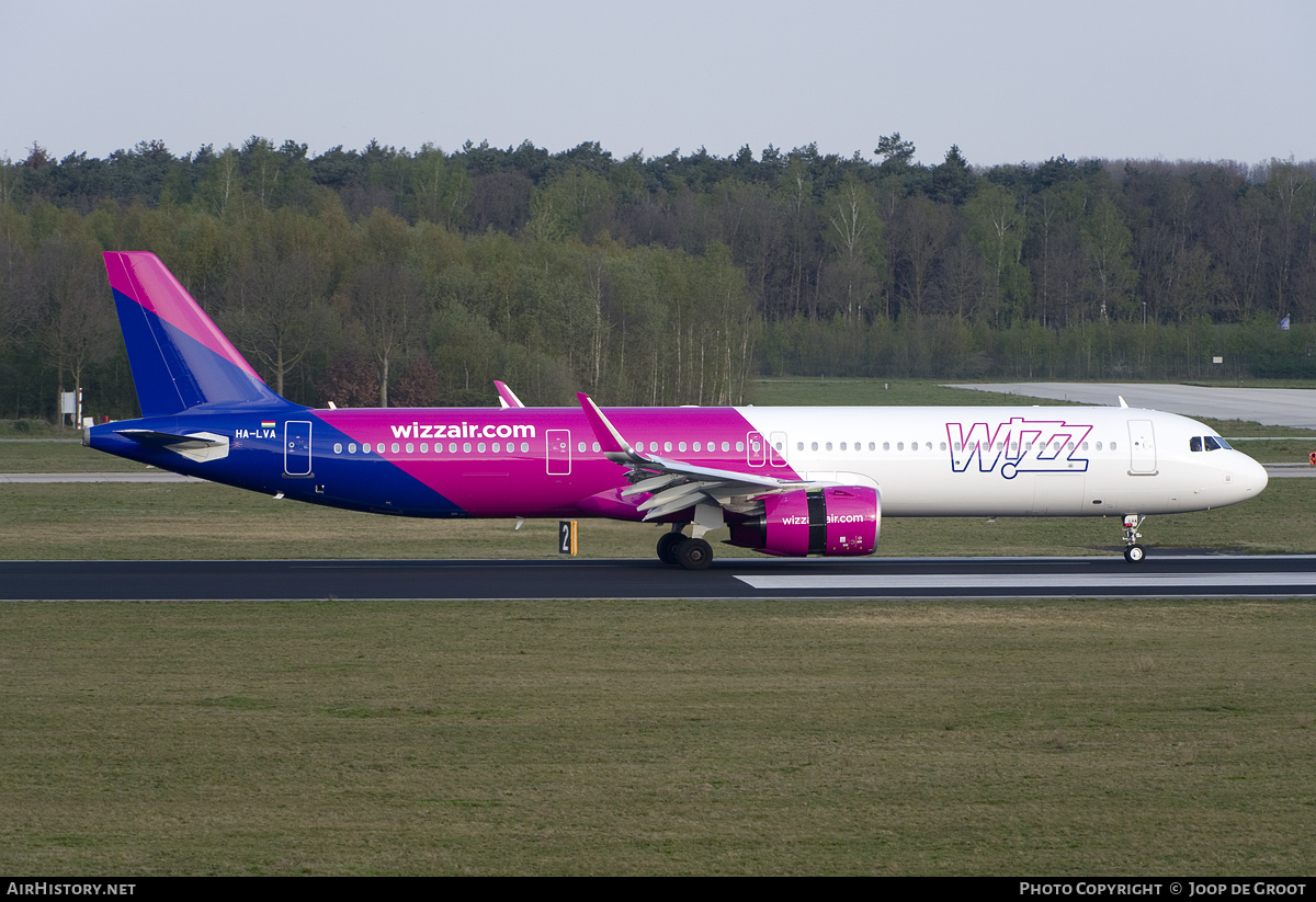 Aircraft Photo of HA-LVA | Airbus A321-271NX | Wizz Air | AirHistory.net #136169