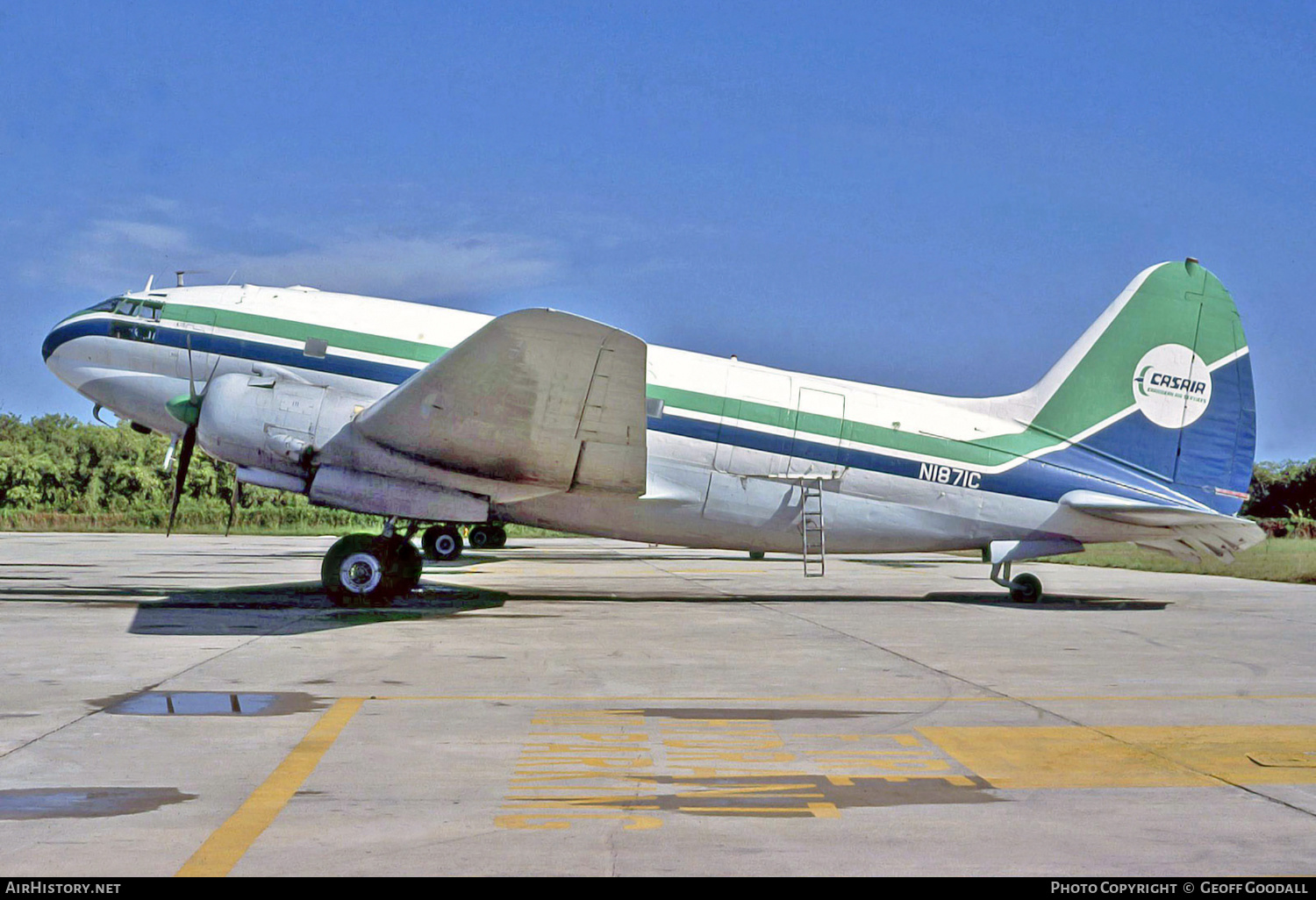 Aircraft Photo of N1871C | Curtiss C-46F Commando | Casair - Caribbean Air Services | AirHistory.net #136185