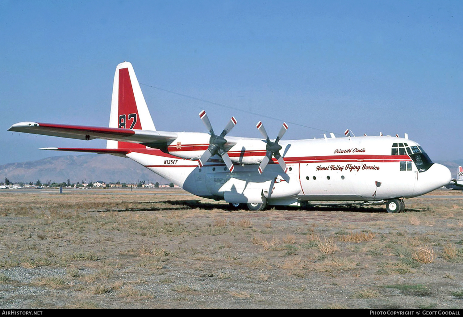 Aircraft Photo of N135FF | Lockheed C-130A Hercules (L-182) | Hemet Valley Flying Service | AirHistory.net #136213