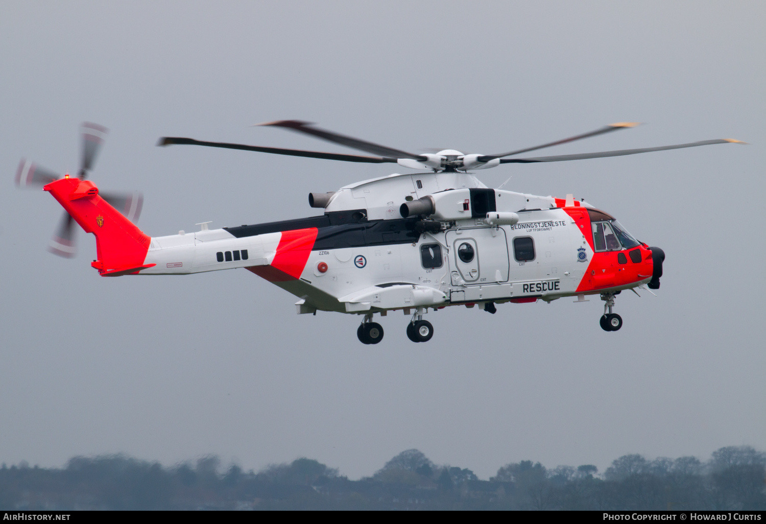 Aircraft Photo of ZZ106 | Leonardo AW101-612 | Norway - Air Force | AirHistory.net #136240