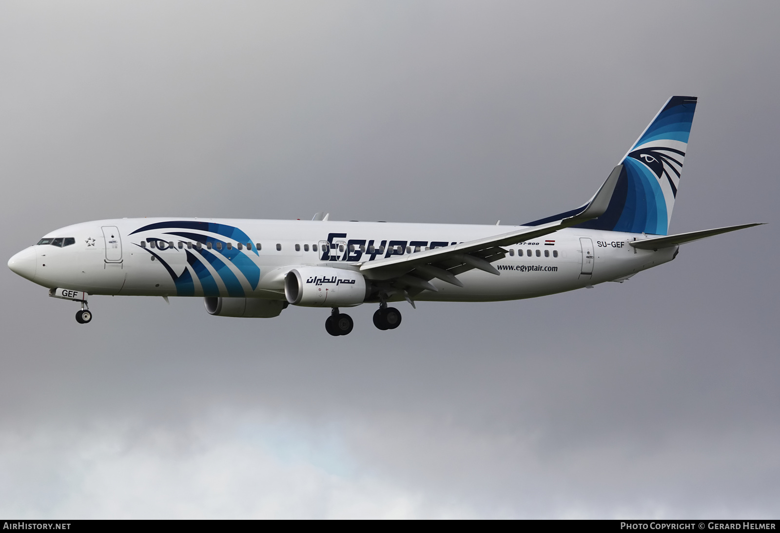 Aircraft Photo of SU-GEF | Boeing 737-800 | EgyptAir | AirHistory.net #136261