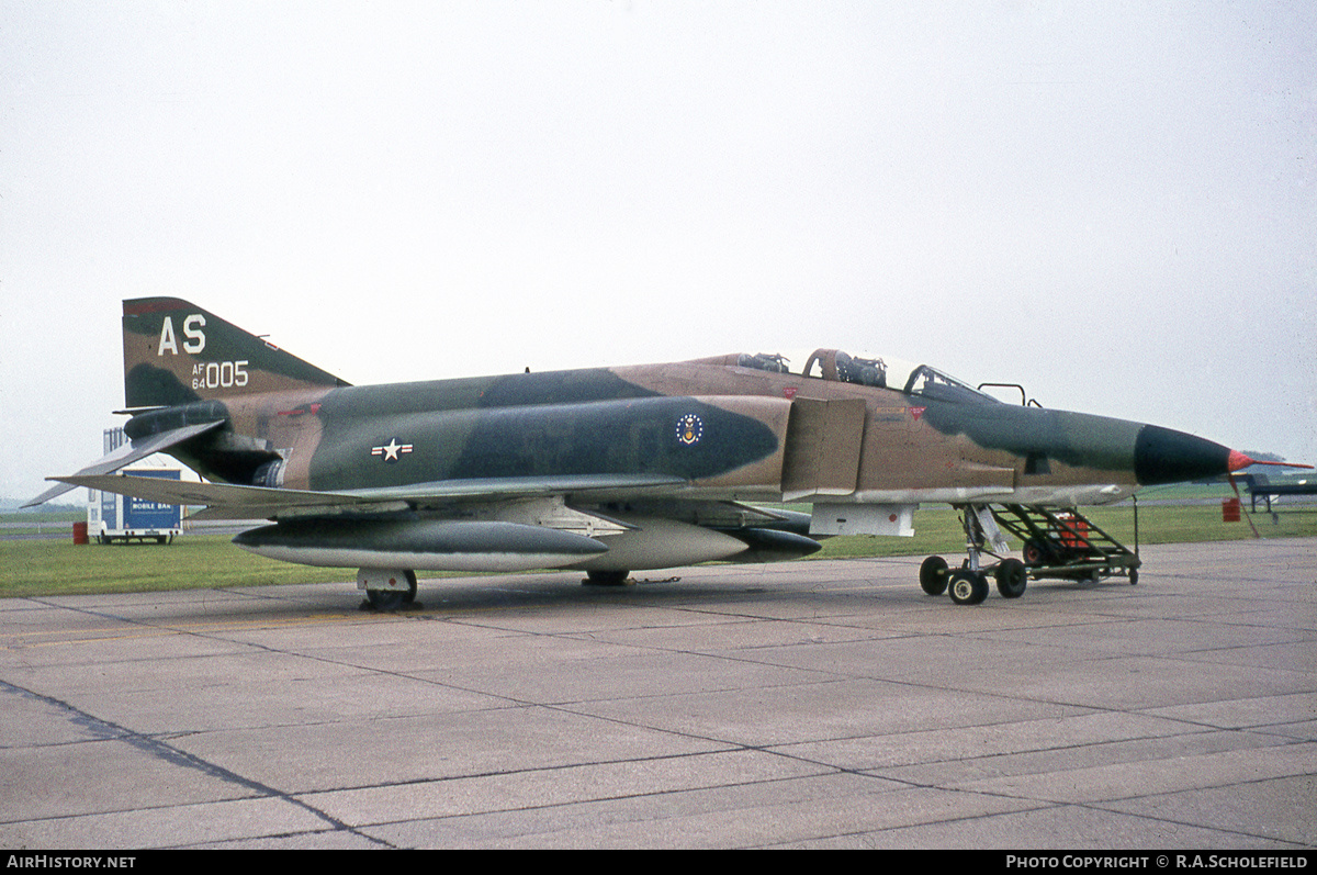 Aircraft Photo of 64-1005 / AF64-005 | McDonnell RF-4C Phantom II | USA - Air Force | AirHistory.net #136264