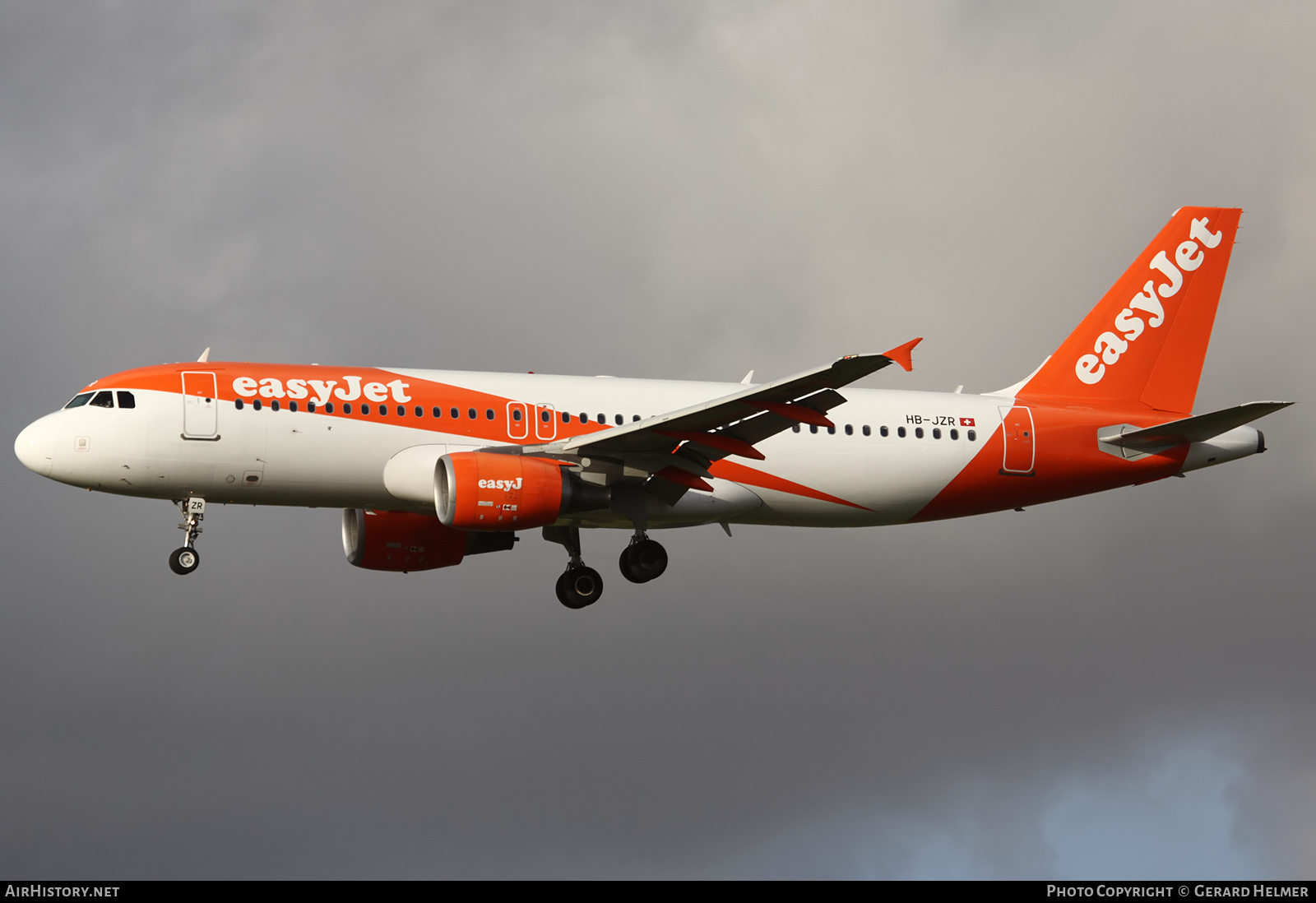 Aircraft Photo of HB-JZR | Airbus A320-214 | EasyJet | AirHistory.net #136273