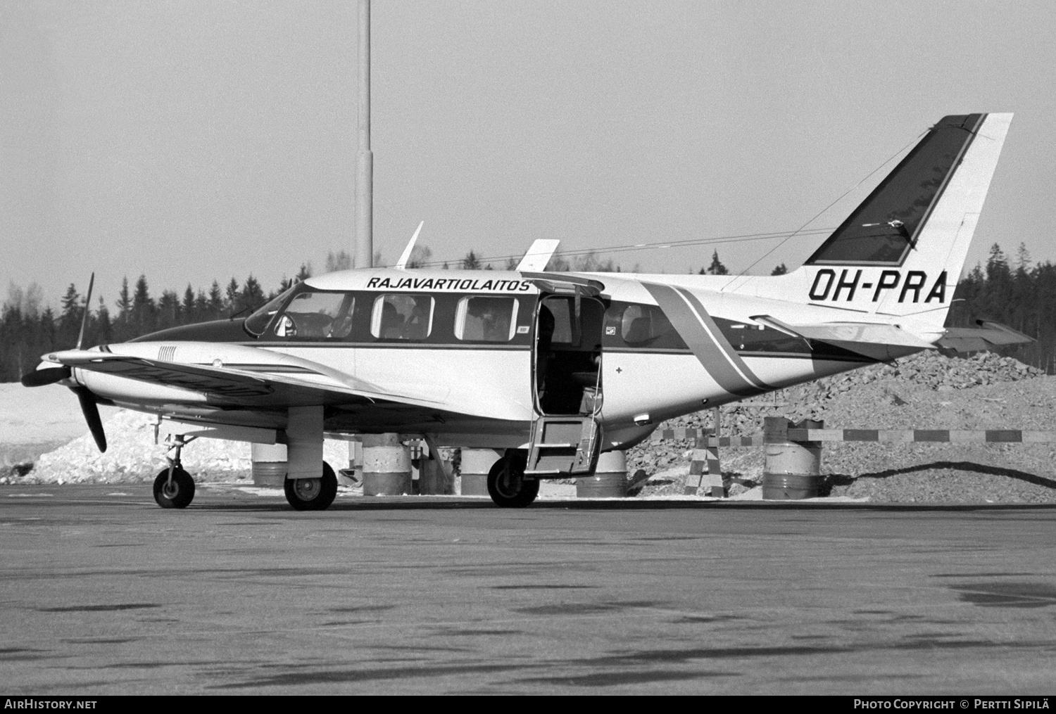 Aircraft Photo of OH-PRA | Piper PA-31-310 Navajo C | Rajavartiolaitos - Finnish Border Guard | AirHistory.net #136295