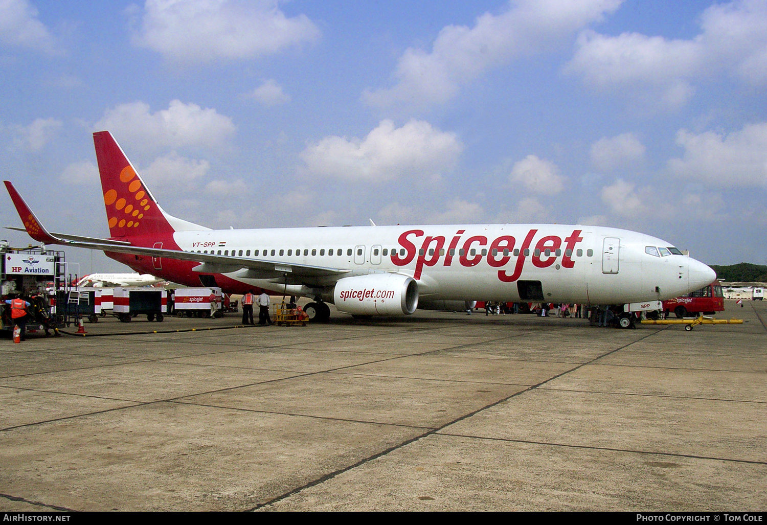 Aircraft Photo of VT-SPP | Boeing 737-86N | AirHistory.net #136300