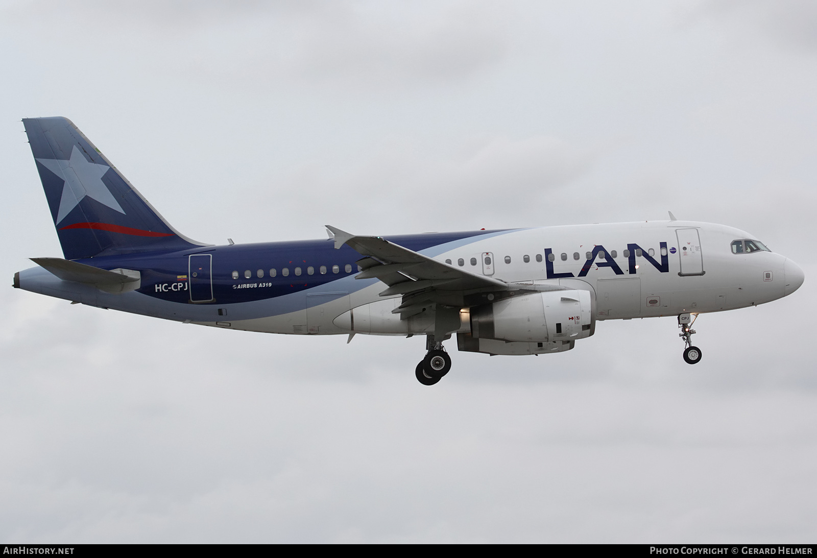 Aircraft Photo of HC-CPJ | Airbus A319-132 | LAN Airlines - Línea Aérea Nacional | AirHistory.net #136302