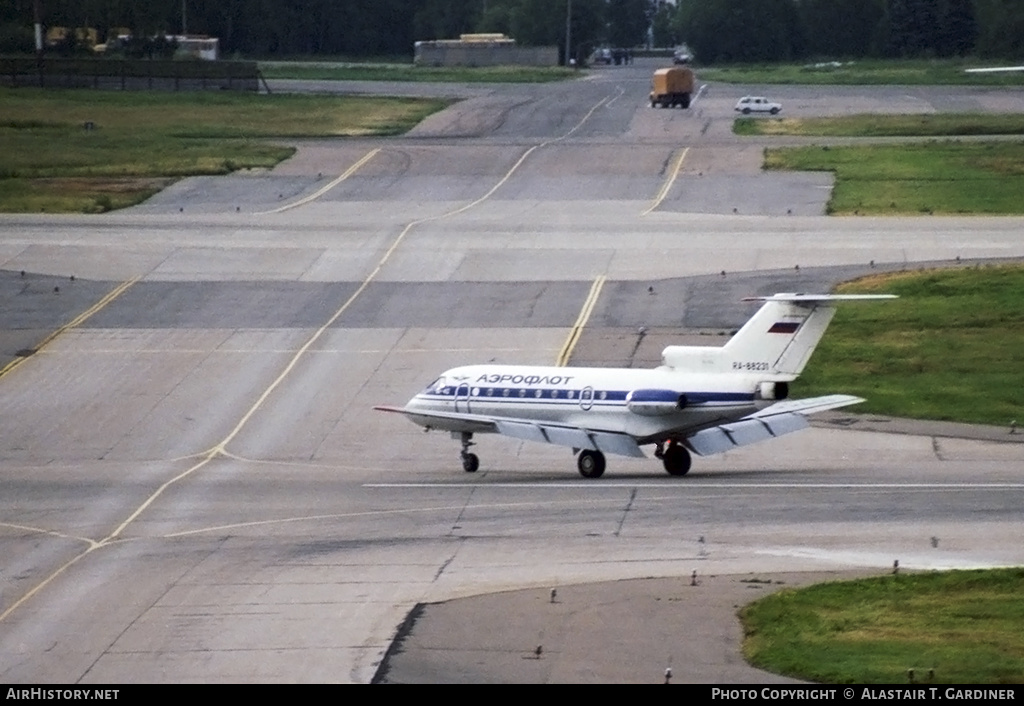Aircraft Photo of RA-88231 | Yakovlev Yak-40 | Aeroflot | AirHistory.net #136347