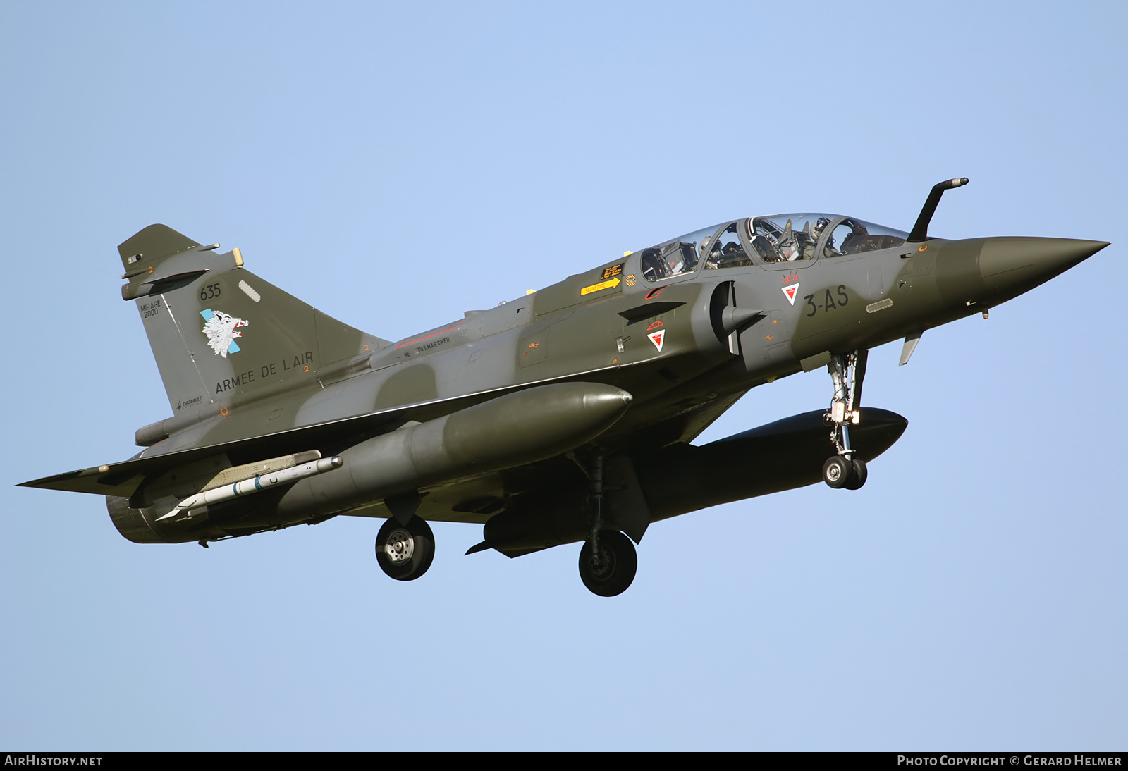 Aircraft Photo of 635 | Dassault Mirage 2000D | France - Air Force | AirHistory.net #136357