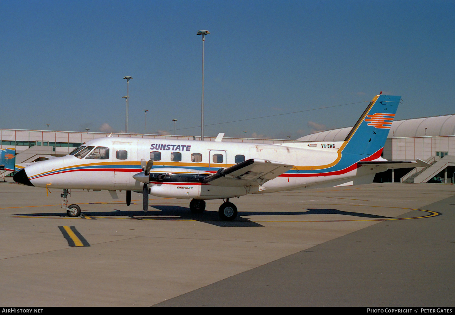 Aircraft Photo of VH-BWC | Embraer EMB-110P1 Bandeirante | Sunstate Airlines | AirHistory.net #136368