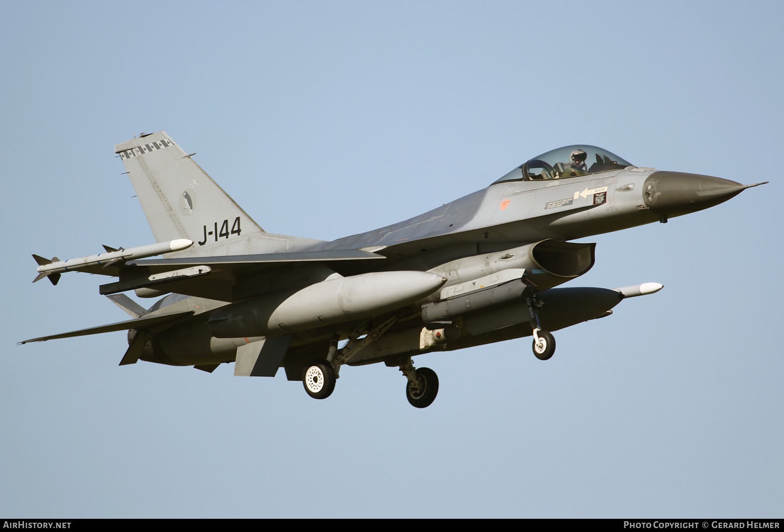 Aircraft Photo of J-144 | General Dynamics F-16AM Fighting Falcon | Netherlands - Air Force | AirHistory.net #136373