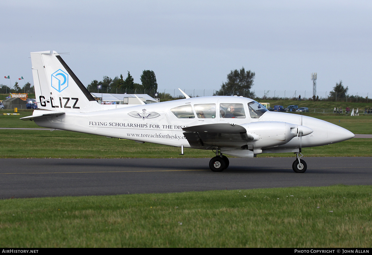 Aircraft Photo of G-LIZZ | Piper PA-E23-250 Aztec | Flying Scholarships For The Disabled | AirHistory.net #136383
