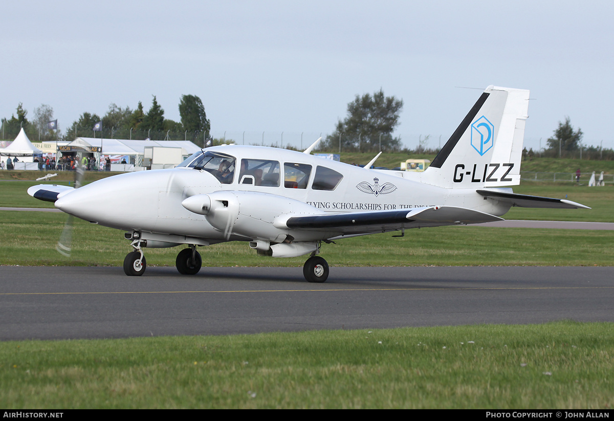 Aircraft Photo of G-LIZZ | Piper PA-E23-250 Aztec | Flying Scholarships For The Disabled | AirHistory.net #136384