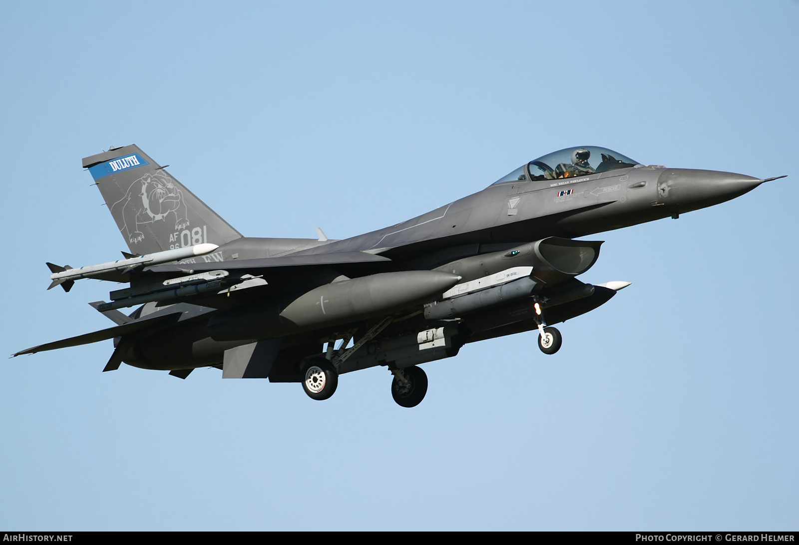 Aircraft Photo of 96-0081 / AF96-081 | Lockheed Martin F-16CM Fighting Falcon | USA - Air Force | AirHistory.net #136387