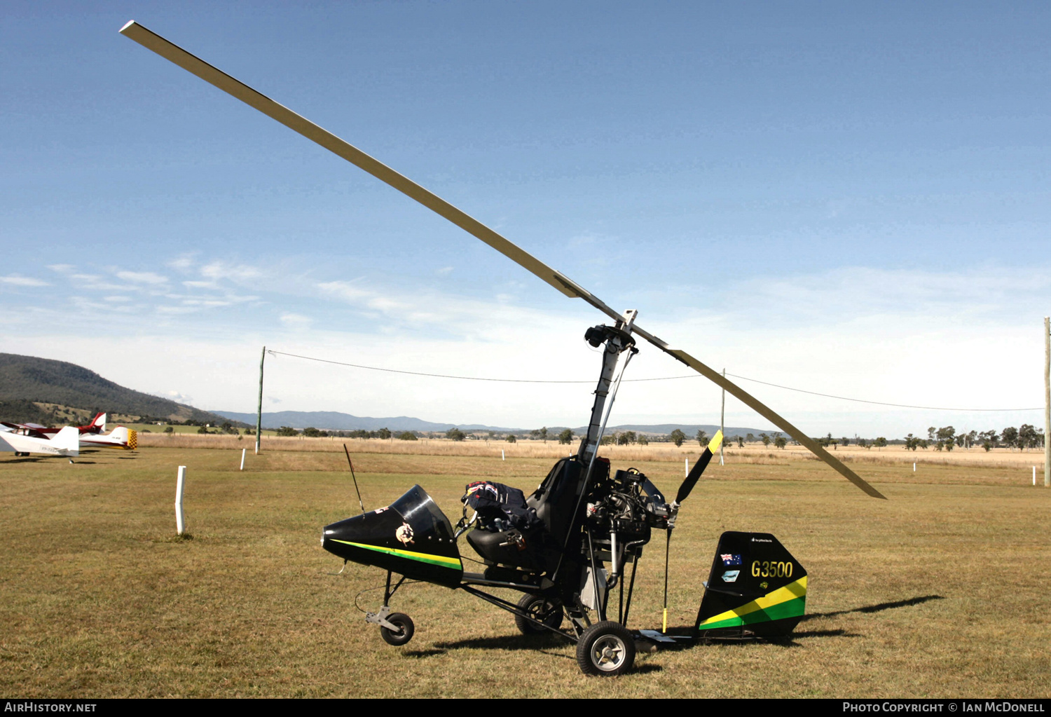 Aircraft Photo of G-3500 | McQueen Gyrocopter | AirHistory.net