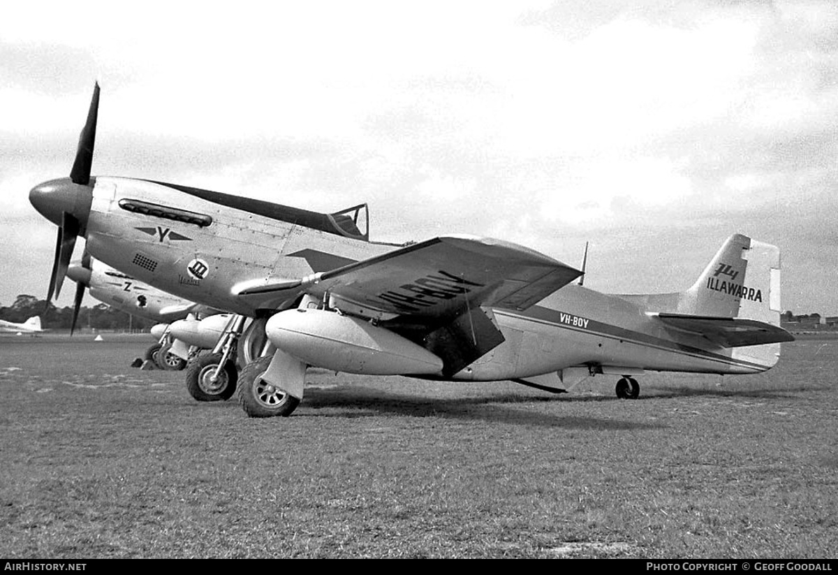 Aircraft Photo of VH-BOY | Commonwealth CA-17 Mustang 20 (P-51D) | Illawarra Flying School | AirHistory.net #136404