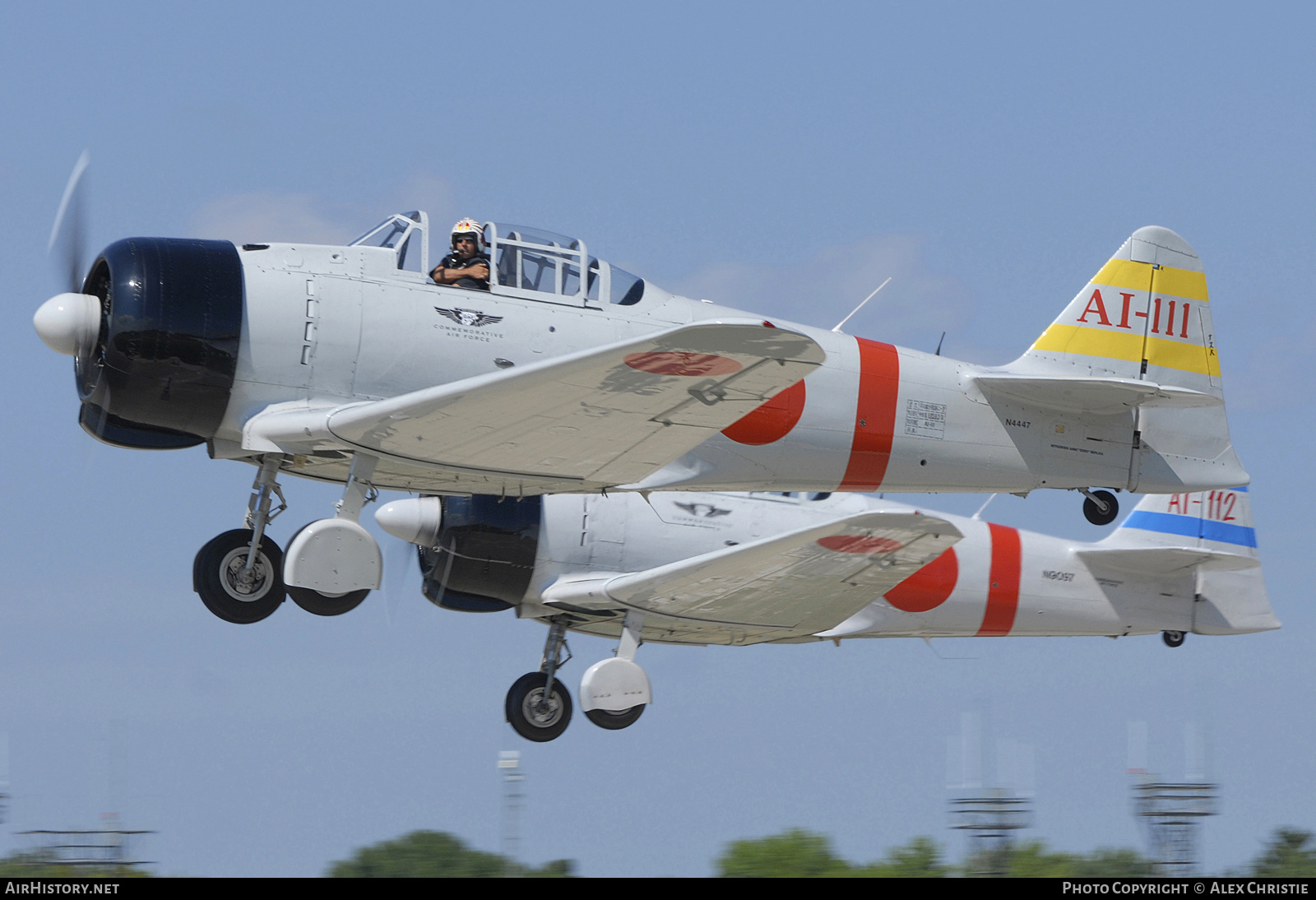 Aircraft Photo of N4447 / AI-111 | North American T-6 / A6M Zero (mod) | Commemorative Air Force | Japan - Navy | AirHistory.net #136426