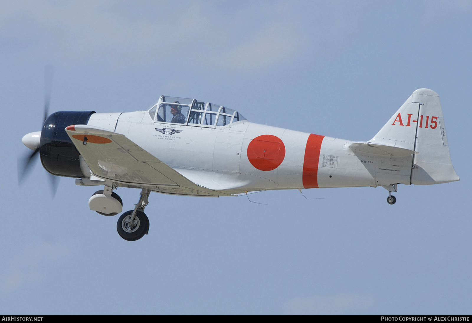 Aircraft Photo of N11171 | North American T-6 / A6M Zero (mod) | Commemorative Air Force | Japan - Navy | AirHistory.net #136427