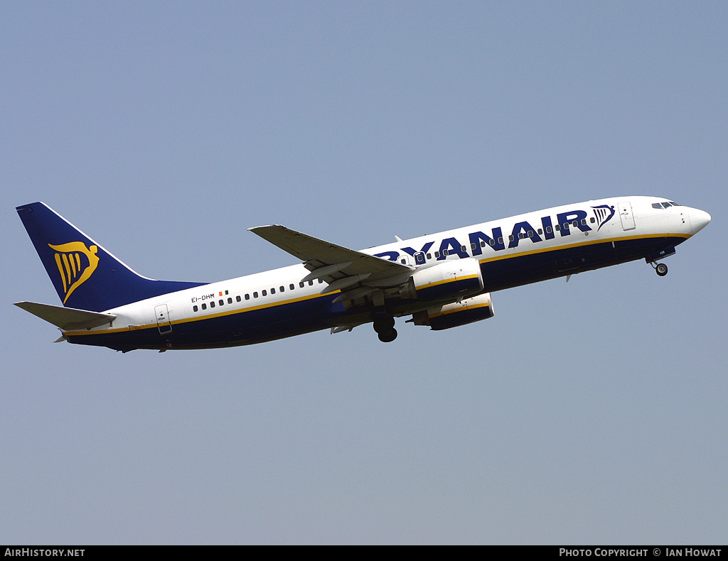 Aircraft Photo of EI-DHM | Boeing 737-8AS | Ryanair | AirHistory.net #136451